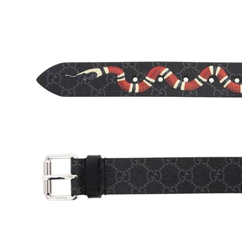 collana gucci uomo serpente|Cintura in pelle e fibbia Doppia G con serpente .